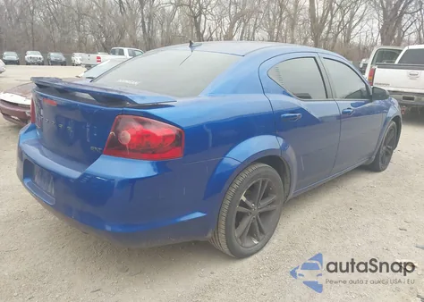 2012 Dodge Avenger Sxt из США, поврежденный, VIN 1C3CDZCB8CN314834